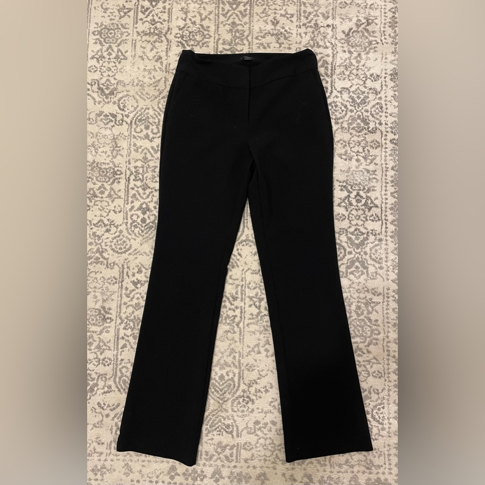 Navy Ann Taylor Factory Curvy Trousers Black Dresspant - Size 2